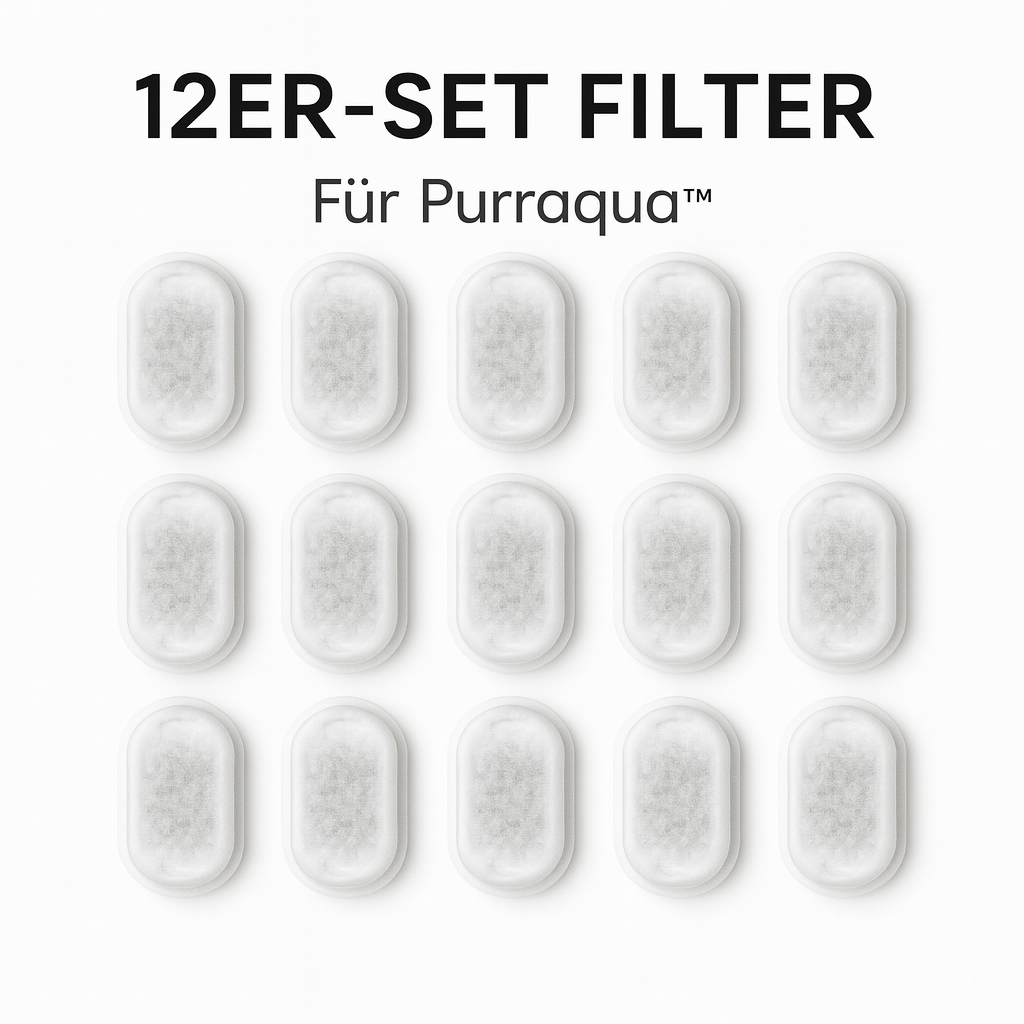 Purraqua™ Ersatzfilter – Für sauberes, frisches & gesundes Wasser