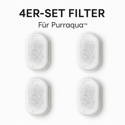Purraqua™ Ersatzfilter – Für sauberes, frisches & gesundes Wasser